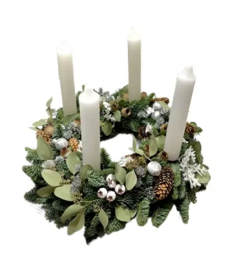 Adventní věnec přírodní Ø 35cm