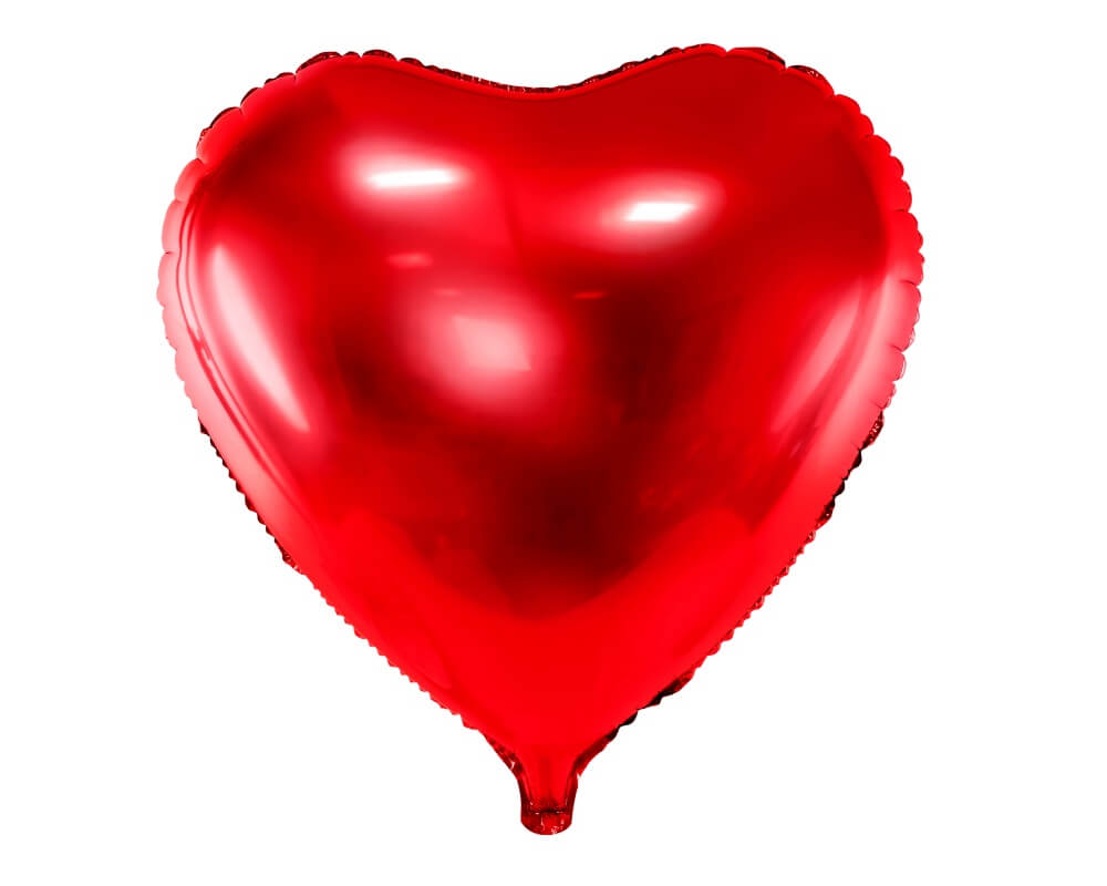 Foliový balónek Srdce červené +HELIUM