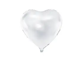 Foliový balónek Srdce světle šedé +HELIUM