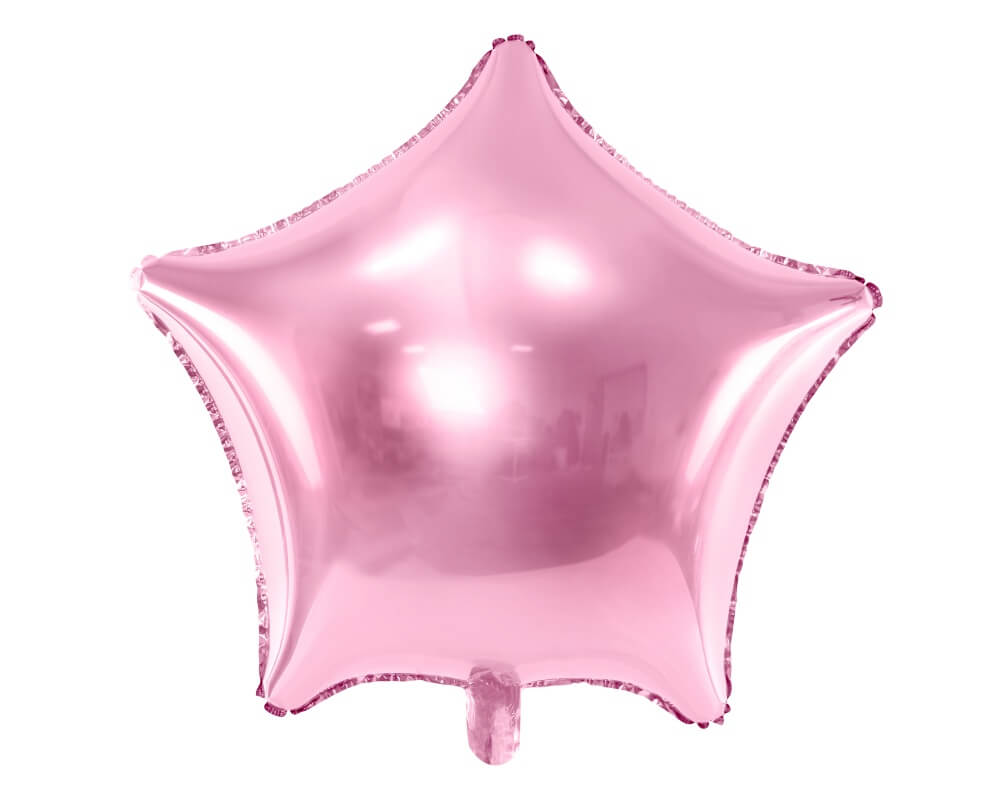 Foliový balónek Hvězda růžová +HELIUM