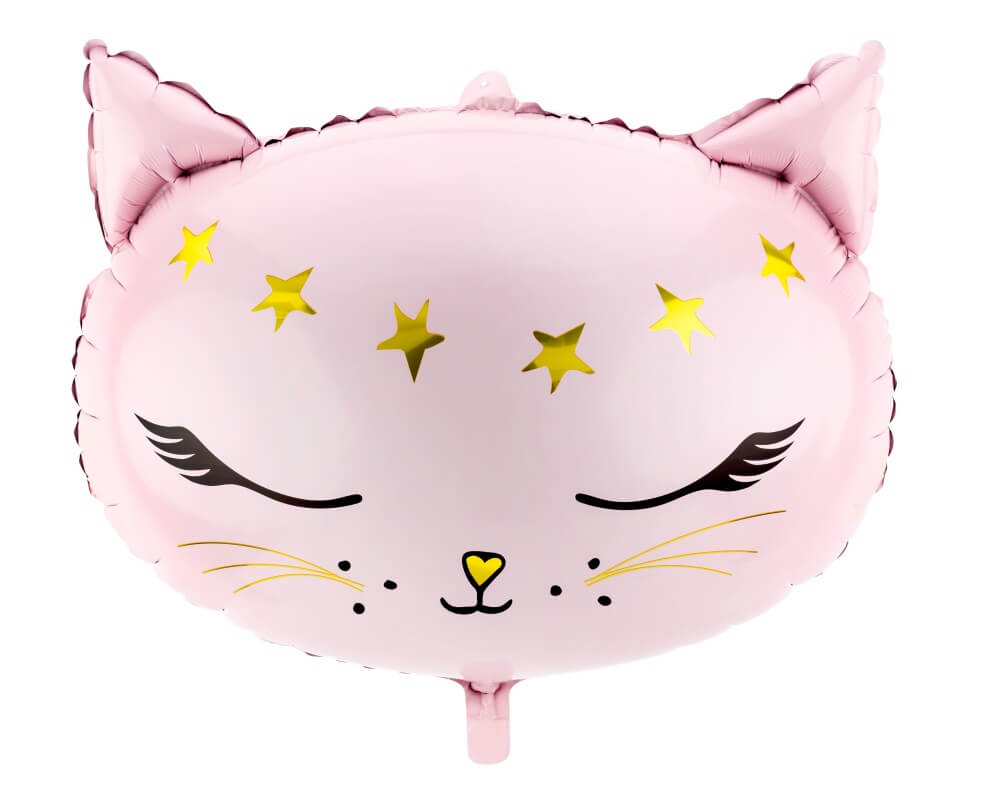 Foliový balónek Kočka růžová +HELIUM