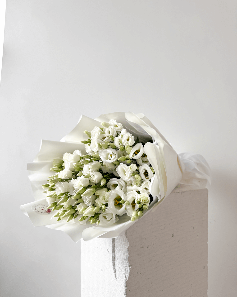 Kytice bílých eustom