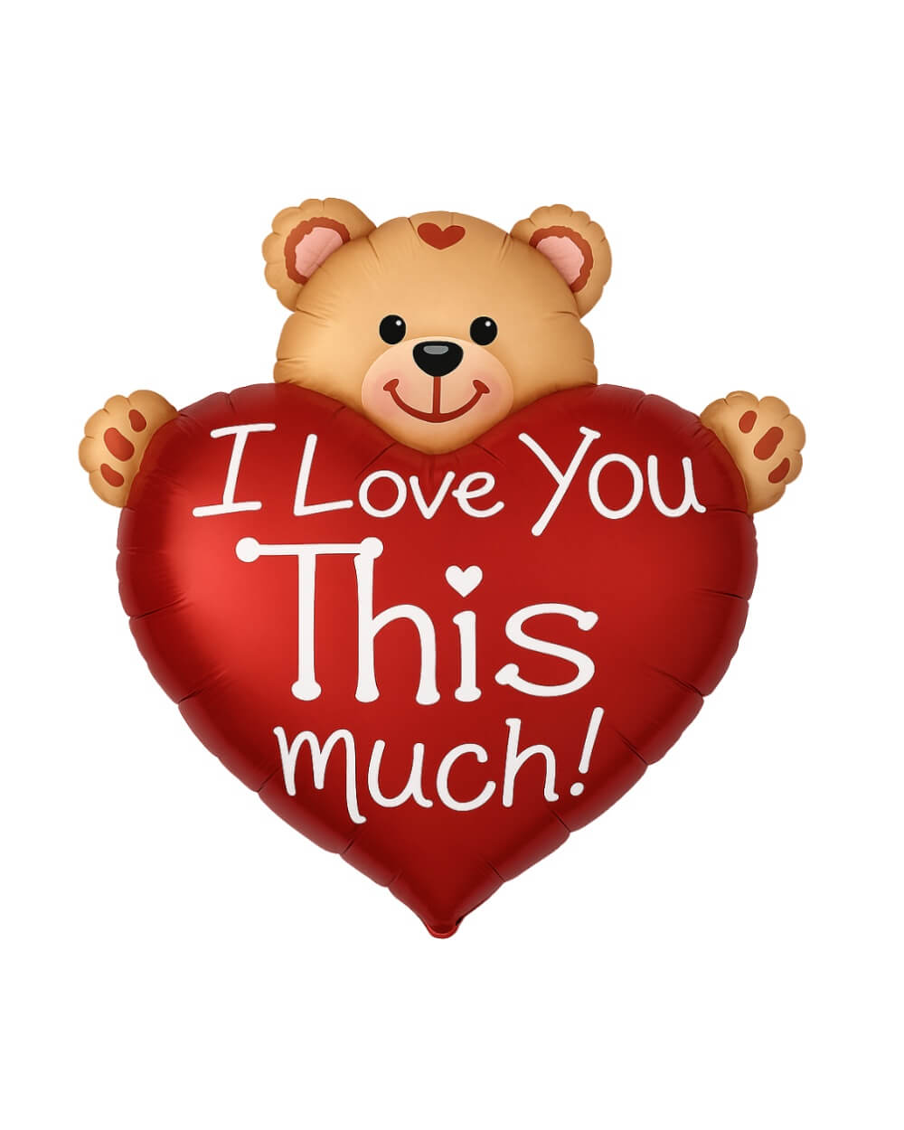 Foliový balónek Medvídek LOVE 1m +HÉLIUM 