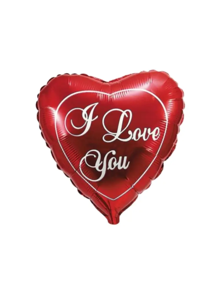 Foliový balónek Srdce I Love You 1m +HÉLIUM 