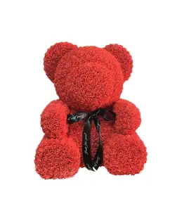 Rose Bear Červený 40 cm