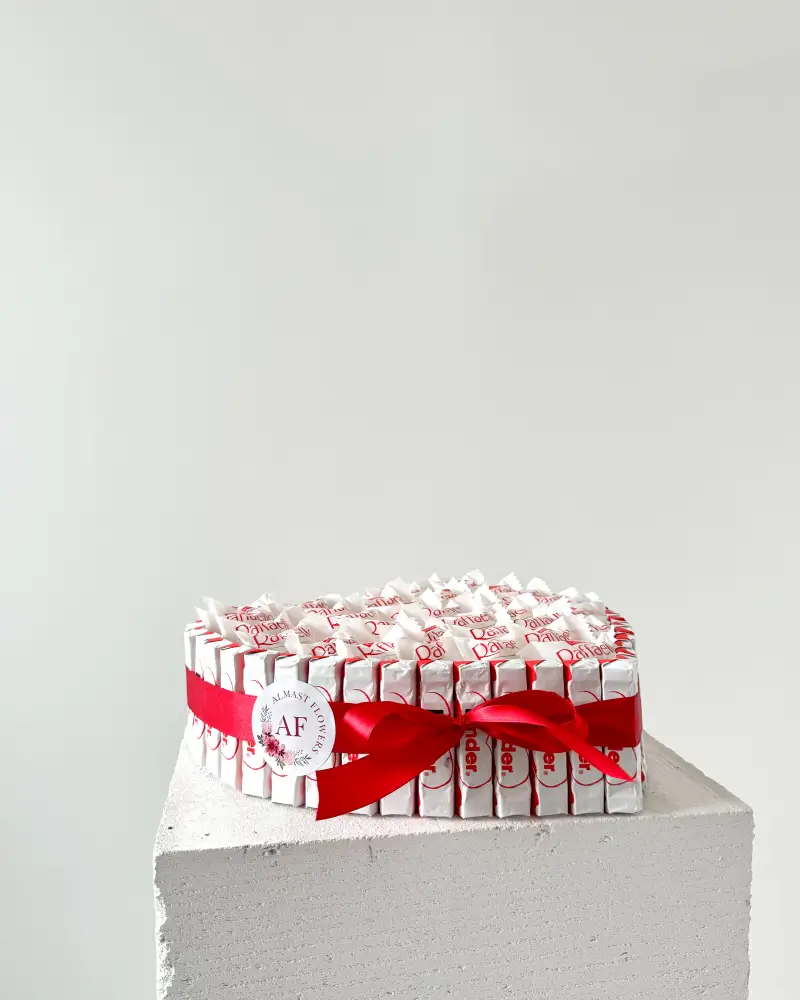 Sladký box Srdce Kinder a Raffaello