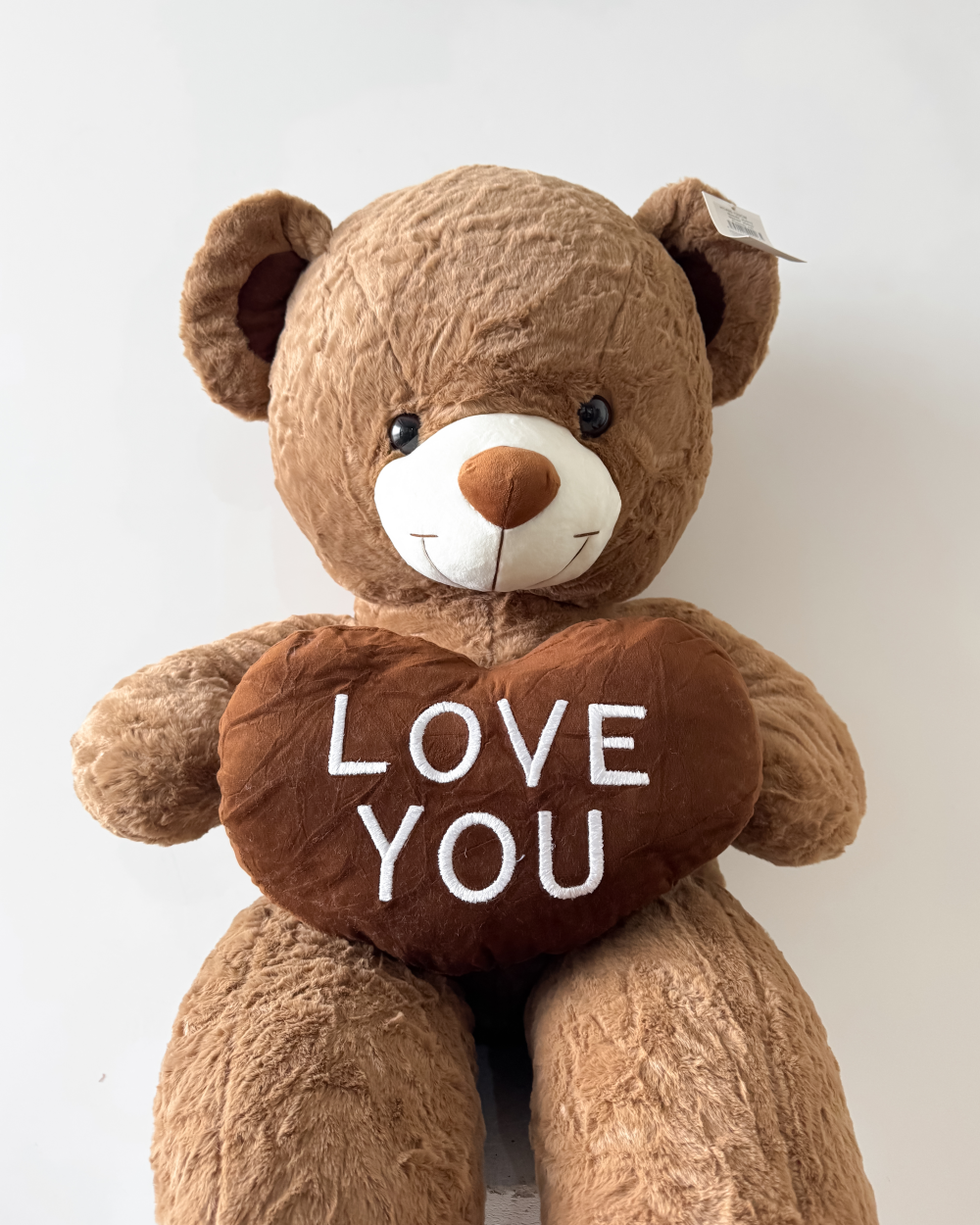 Plyšový medvěd LOVE YOU hnědý 160cm