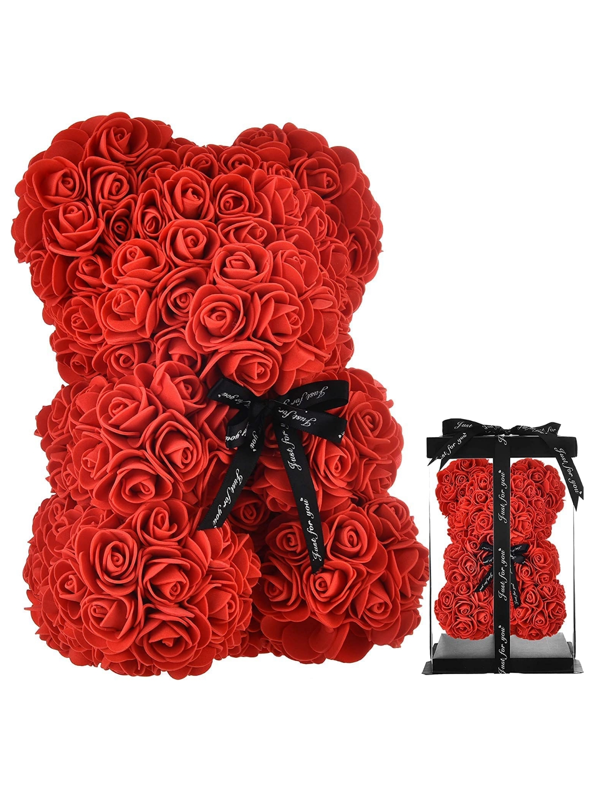 Rose Bear Červený 40 cm