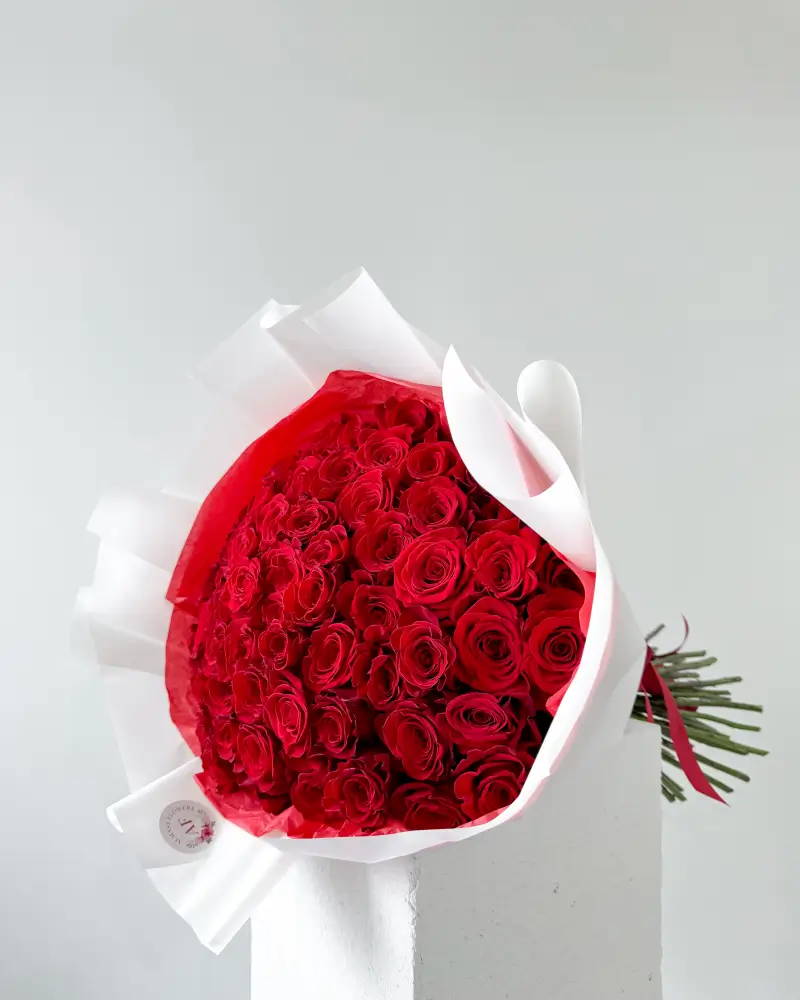 Kytice červených růží