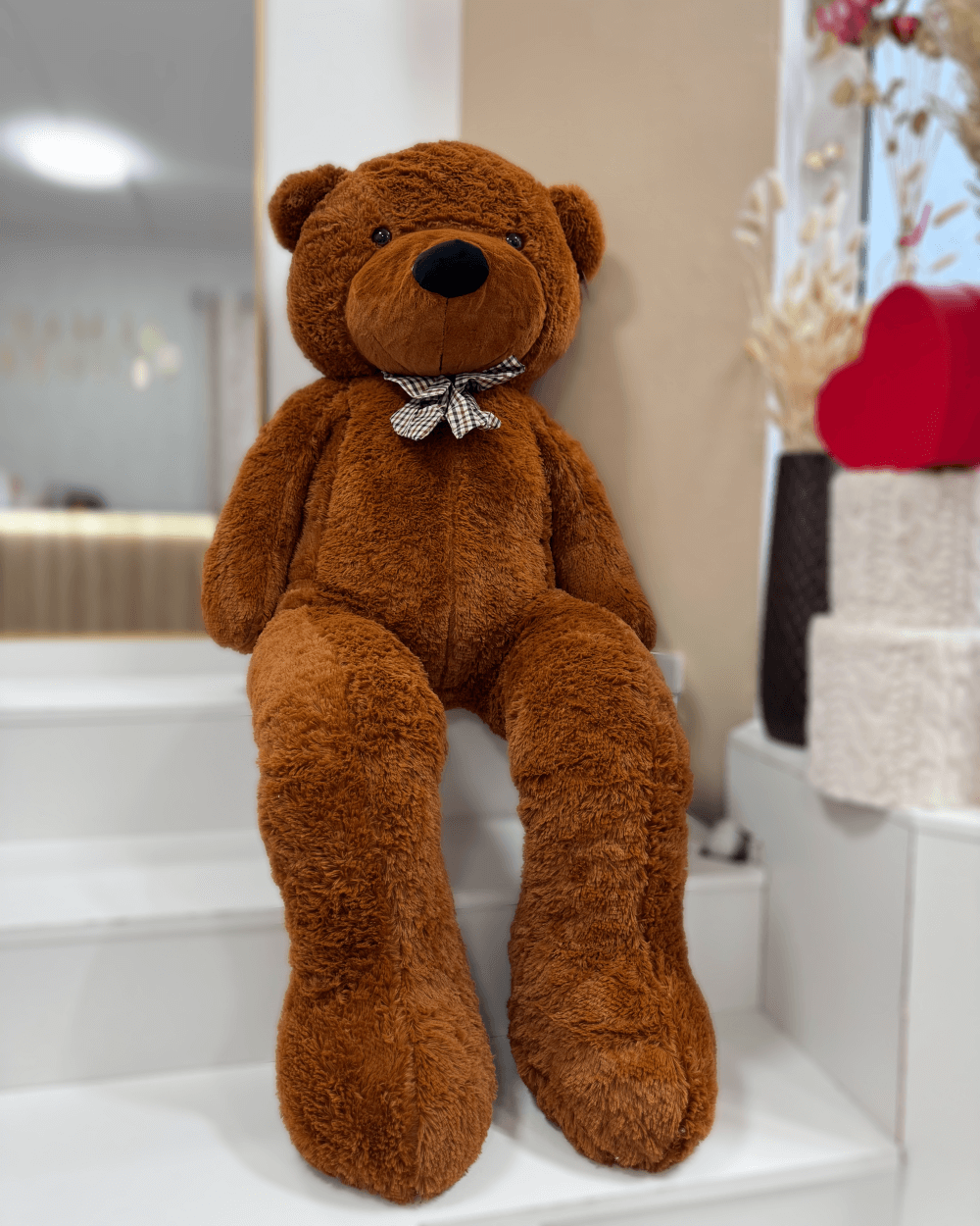 Plyšový medvěd hnědý 200cm