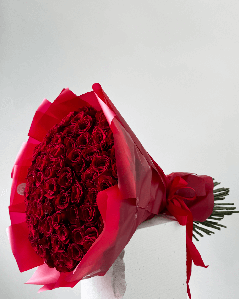 90cm luxusní červené růže