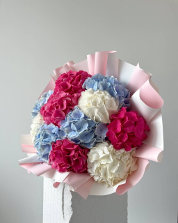 Kytice hortenzií #2 mix barev