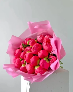 Kytice korálových pivoněk 