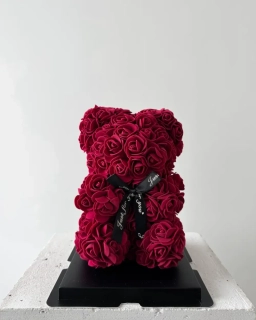 Rose Bear Vínový 25cm