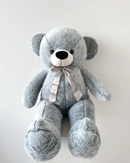 Plyšový medvěd šedý 80cm